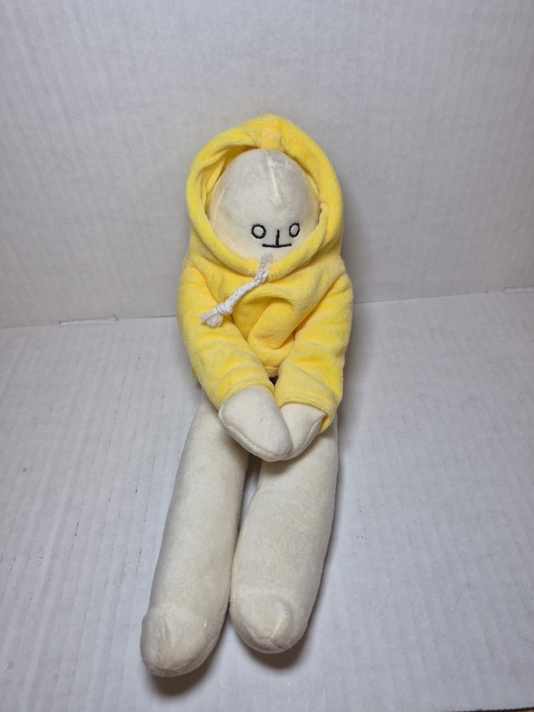 Plush Banana Man Toy Stuffed Doll Magnet Hands Funny Man Doll Decompression Toy
