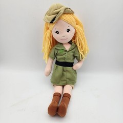 The Petting Zoo Recycling Plush Doll Stuffed Toy 17” Blonde Hair Safari 2019