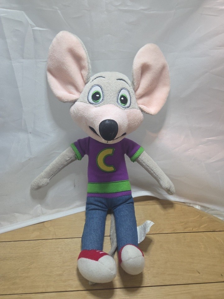 Chuck E Cheese Mouse Mascot Plush Doll Children’s Pizza Party Icon 2013 CEC 13”
