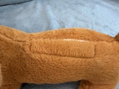 Dachshund Wiener Dog Plush 11” Brown Stuffed Animal With Secret Pocket Pouch Toy