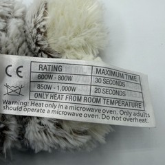 Warmies Marshmallow Bear 10” Microwavable Lavender Weighted Plush Teddy