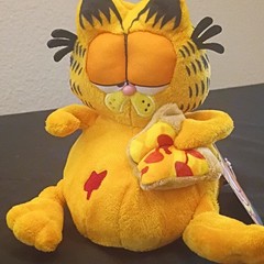 Kidrobot Garfield Cat Plush w/ Pizza Slice, With Tags, 2025 Small 6-14 in