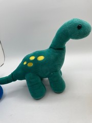 Prextex Dinosaur Dino Plush Stegosaurus Triceratops Brontosaurus 11” Blue Green