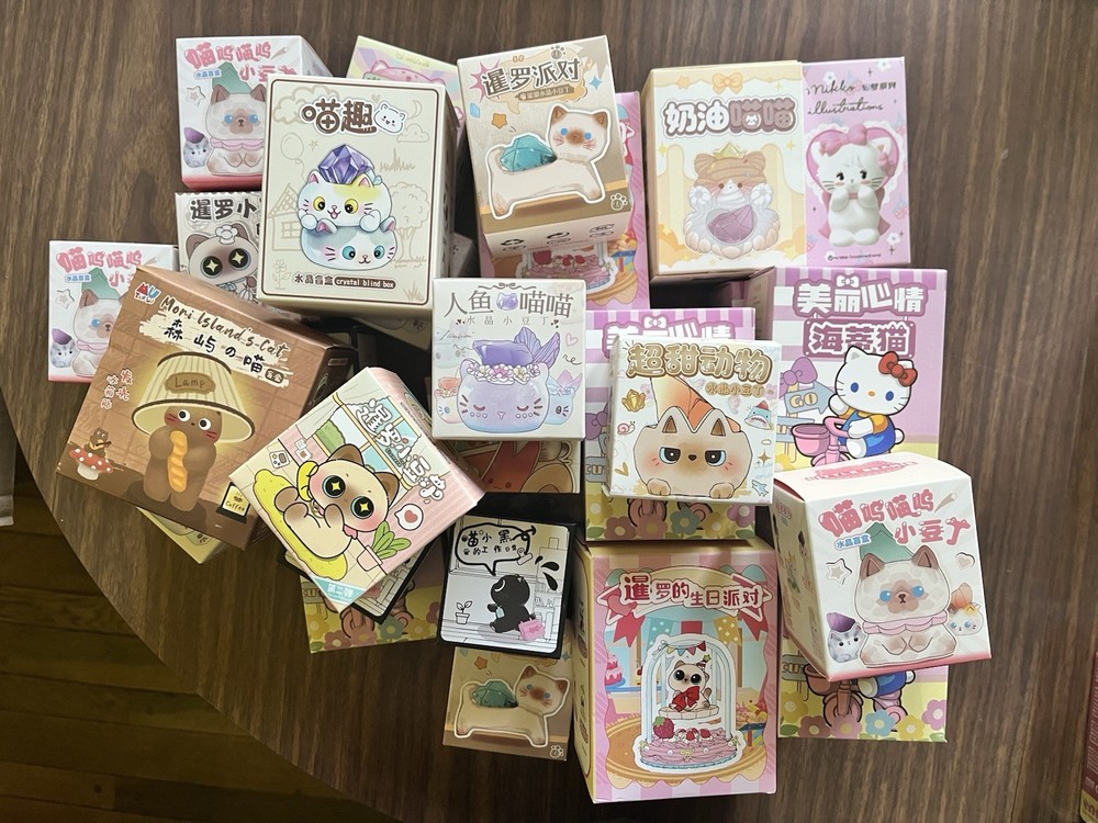 30 Blind Box Lot – Cat Themed- New Sealed