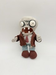 Plants vs Zombies Plush Figure Suit Tie Jazwares Stuffed Toy 2014 – 9”