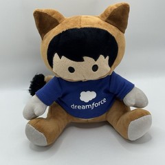 Salesforce Dreamforce Mascot Astro 8″ Plush Stuffed Animal Raccoon Brown