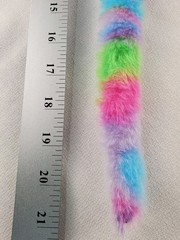 Fiesta 22-in. “Psychedelic” Rainbow Tie-Dye Stingray Plush A05332 Soft Colorful
