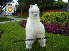 100% Baby Alpaca Fur Long Hair BIG LLAMA 18″ inch(Free Shipping Worldwide)