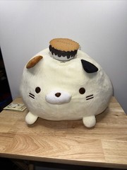 Yamani Sasurai No Tabineco Mikemura-san Smores Biscuit Plush 12″ Jumbo NWT
