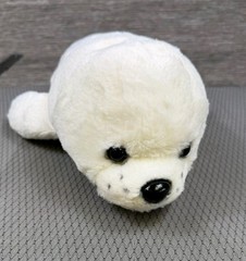 SeaWorld White Seal Sea Lion Pup Baby Plush Stuffed Animal White 18 Inch