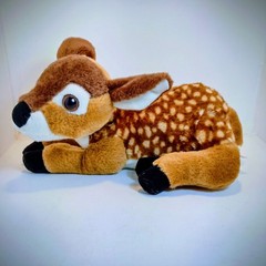 Fiesta Fawn Realistic 10″ Plush Stuffed Toy Animal Deer Laying Down Home Decor