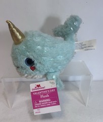 NWT Way to Celebrate Narwhal Plush 7” Valentines Day PLEASE READ