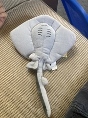 stingray plush K&M INTERNATIONAL 1999 STUFFED ANIMAL 14″ OCEAN STINGRAY