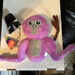 Purple Gorilla Tag Plush Doll Toy 8″ Monkey Gorilla Tag Game for Fans Kids