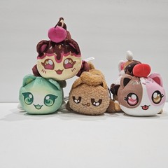 Aphmau MeeMeows 6in Plush Lot 4 Air Onion Ring Sundae Neapolitan Cats