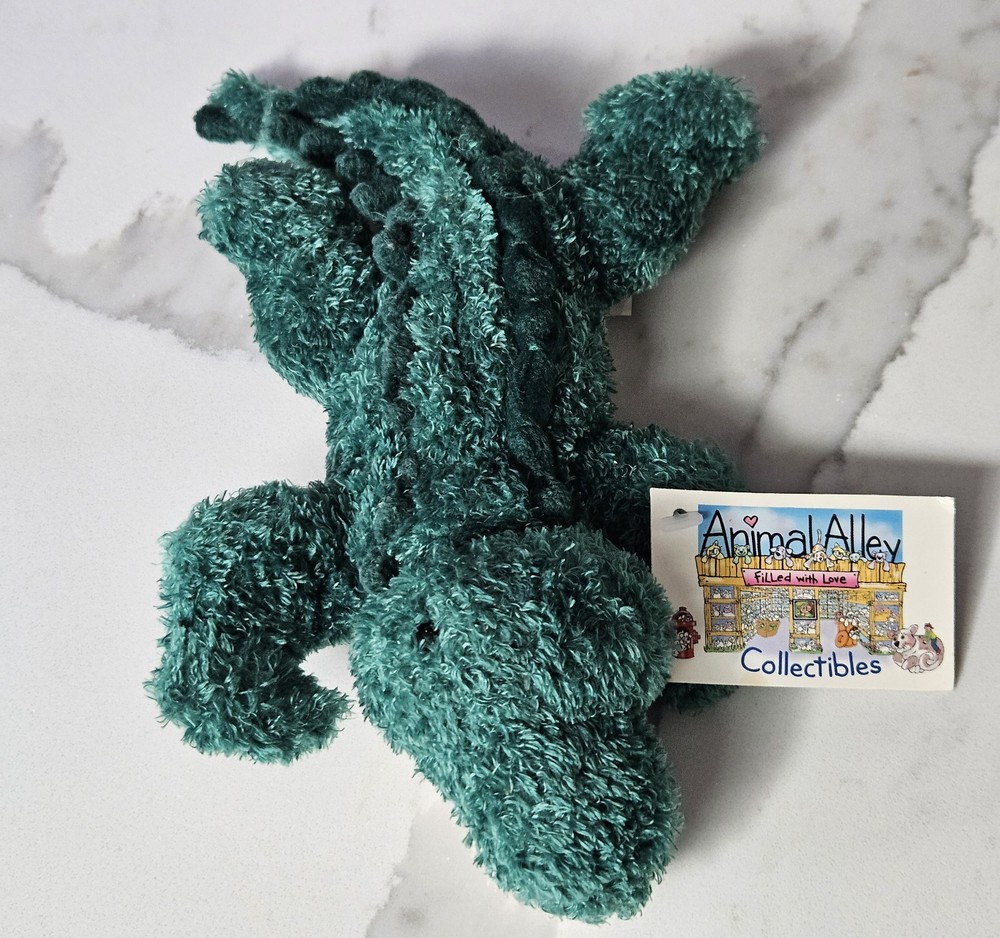 2000 Crocodile Plush Animal Alley Toys R Us Alligator Green 8″ Small With Tags