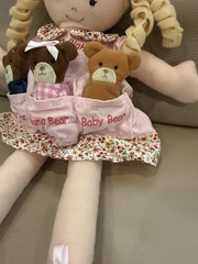 North American Bear Co Dolly Pockets Goldilocks The Three Bears 14″ Doll Plush