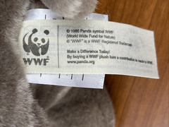 World Wildlife Fund WWF Hippo Plush – 5″ tall, 8″ long – NWT