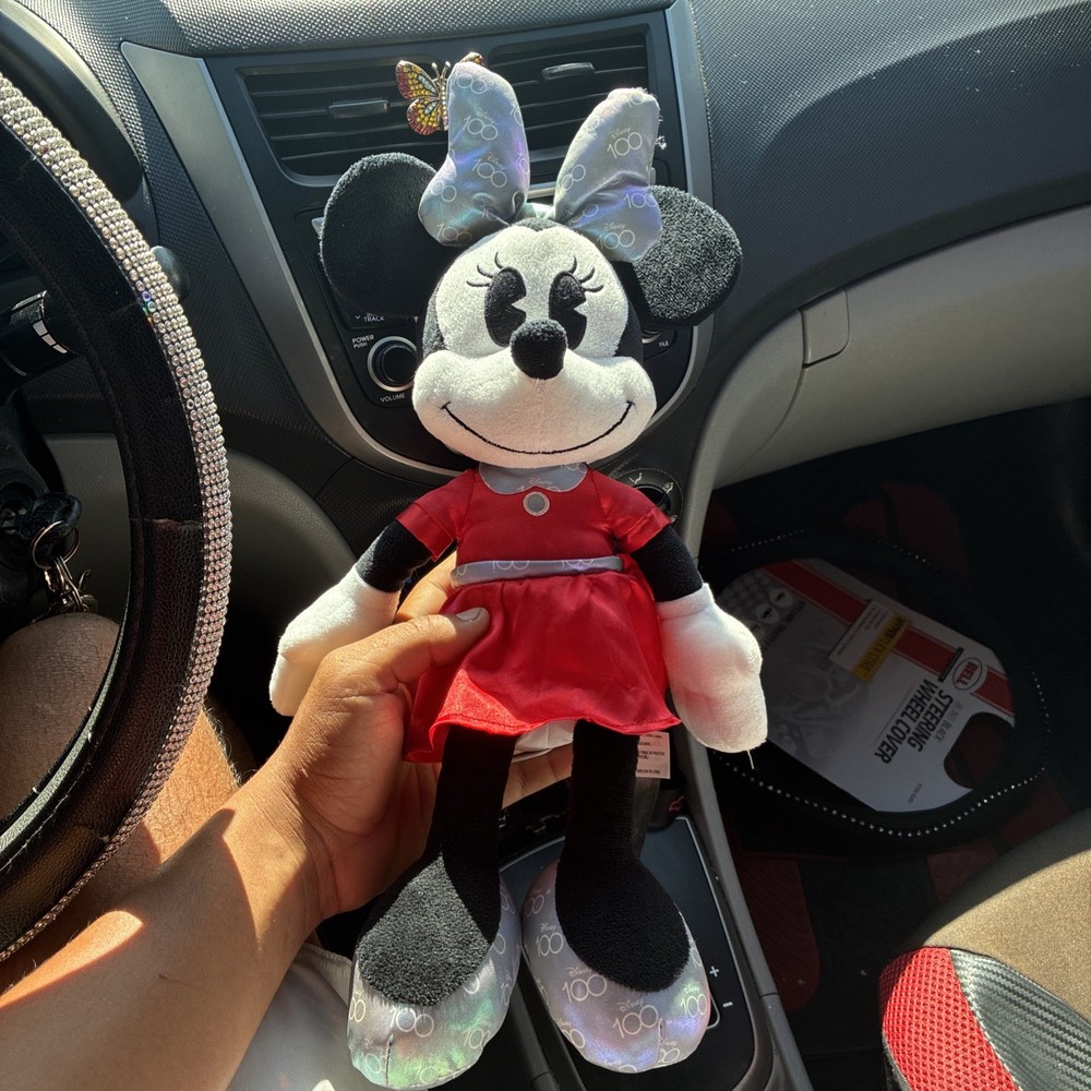 Disney 100 Years of Wonder Minnie Mouse Stuffed Animal Plush 17″