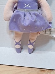 Gloveleya Ballerina Princess Plush Stuffed Doll Purple Dress 13″ 2019 Blonde