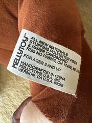 Vintage Kellytoy Curious George Plush Monkey 22” Large Stuffed Animal TV Show
