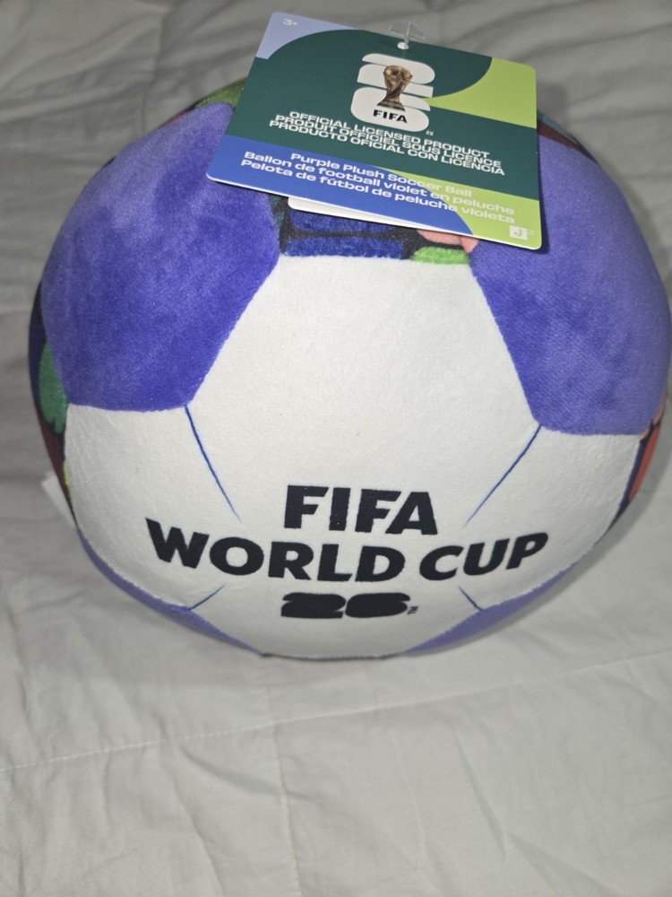 2026 FIFA World Cup Official Licensed 9 inch Plush Soccer Ball Jazwares