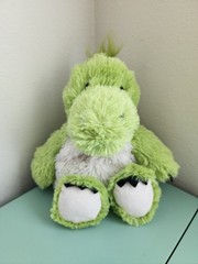 Warmies Green Dinosaur Plush 13″ Microwavable Scented Heated Weighted Stuffy Toy