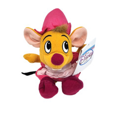 6″ DISNEY STORE CINDERELLA SUZY MOUSE STUFFED ANIMAL PLUSH TOY BEAN BAG W/ TAG