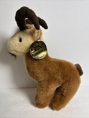 Big Horn Sheep Plush 11×10 In
