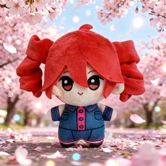 10CM Kasane Teto Anime Plush Toy Soft Sea Star Doll Cosplay Gift for New Fans