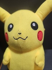 Pokemon Pikachu Plush 10” Stuffed Toy Factory 2017 Nintendo Bright Yellow