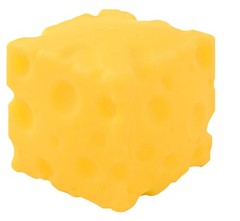 Squish Cheese Stress Ball Sensory Toy 3″ Square Soft Squeeze Fidget Autism ADHD