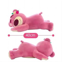 Cute Pink Bear Plush Toy Strawberry Style Stuffed Pillow Soft Doll Gift for Kids