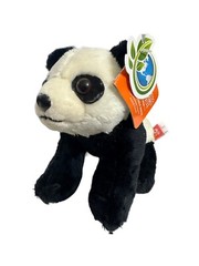 Wild Republic Panda Bear Soft Plush Stuffed Animal 5″ Black White NWT Pocketkins