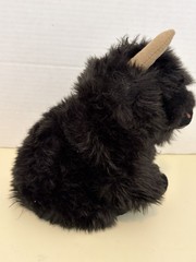 Faithful Friends Collectables Black Highland Cow Plush Fluffy Stuffed Animal