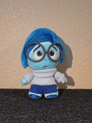2015 Funko Disney Pixar Inside Out SADNESS 7.5″ Blue Emotion Stuffed Plush