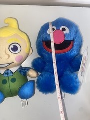 Lot of 2 Sesame Street Grover Plush 50 Years Counting Toy Factory & Wizard of Oz