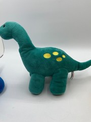 Prextex Dinosaur Dino Plush Stegosaurus Triceratops Brontosaurus 11” Blue Green