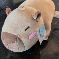 Comfort Bay Microwavable Hippo Plush Toy, Beige, Small 6-14 in, Ages 3+, 2020