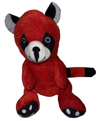 Goffa Resembling a Red Panda P;ish Toy -Suitable for Cuddling -Has striped Tail