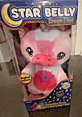 Star Belly Dream Lites Magical Unicorn Plush Night Light Projector NIB Works