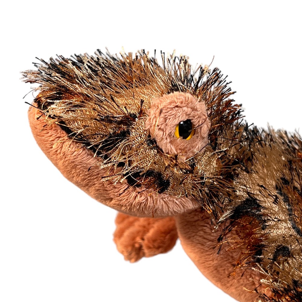Ganz Webkinz Leopard Lizard Gecko Plush Stuffed Animal 13″ Brown Black HM198