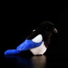 14cm Simulation Magpie Bird Stuffed Animal Plush Toys Doll Kids Gifts