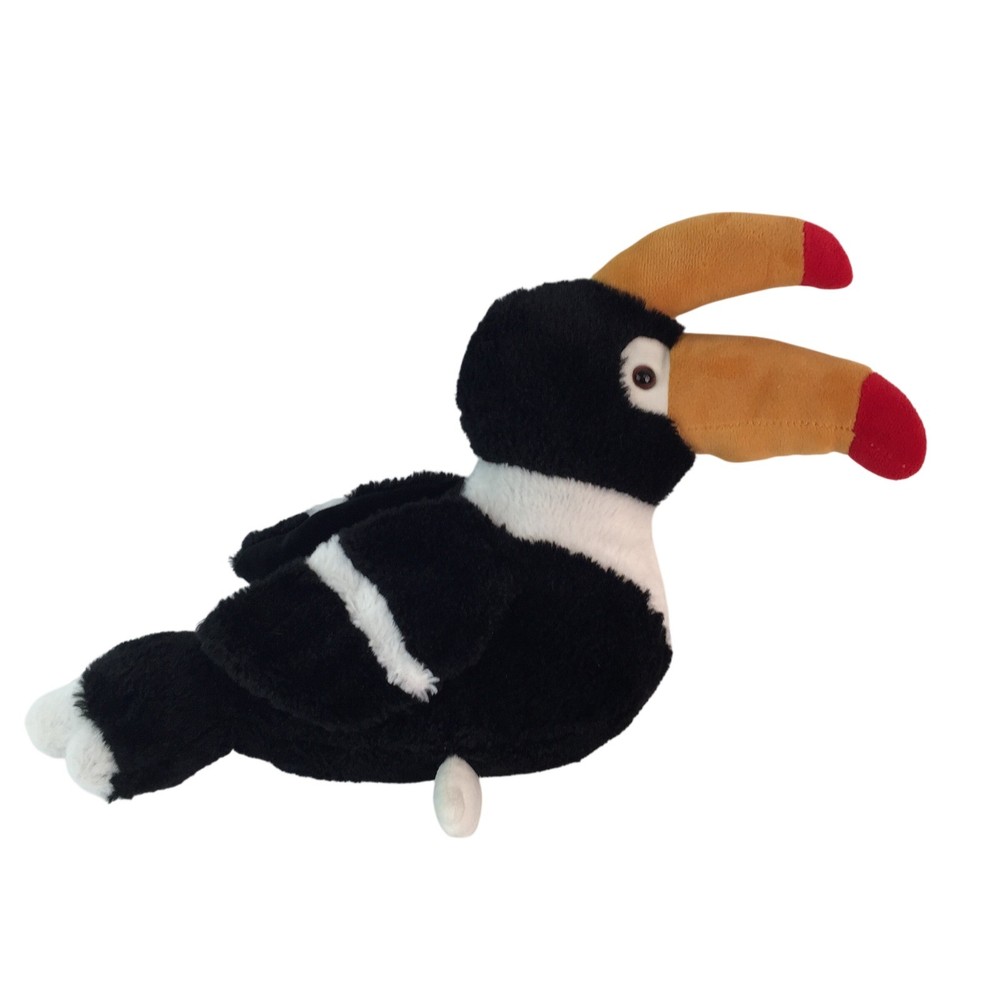 Kellytoy Rhinoceros Hornbill Toucan Bird Plush 12″ Double Beak Stuffed Toy 2019
