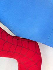 Spider-Man Plush 24” Kellytoy Marvel Superhero Large Stuffed Toy Lookout Pose