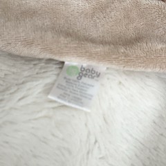 Baby Gear Tan Brown Puppy Dog Lovey 14″ Plush Security Blanket Hand Squeakers
