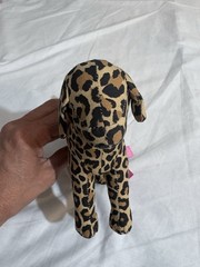 PINK Victoria’s Secret Leopard Print Dog Plush Stuffed Animal Small 2011