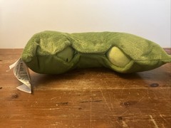 Edamame Green Peas Plush Cushion Stuffed Pillow Soft Cute Vegetable Toy Decor