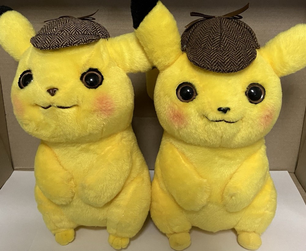 PROTOTYPE SAMPLE Lot Pokémon Detective Pikachu 10” Plush – HQ Factory Samples