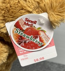 Way To Celebrate Strawberry Scented Bear 12″ Plush Stuffed Animal with Tag